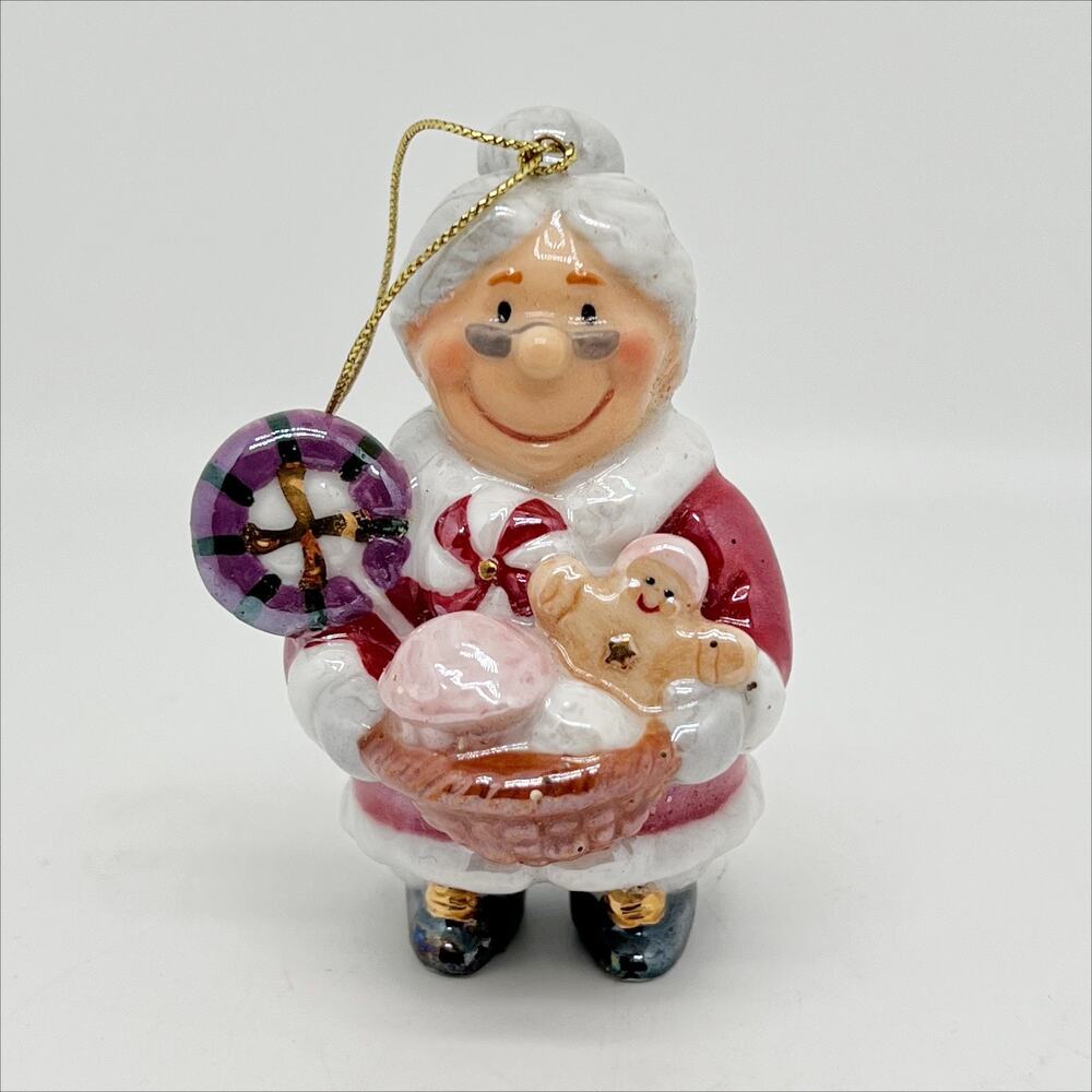 New Mrs. Claus Ceramic Christmas Tree Ornament from the Kirkland Collection